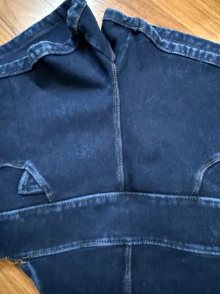 Mono/peto corto azul
