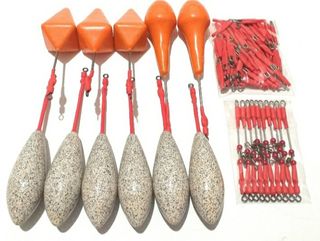 ✅ 11 plomos pesca surfcasting, grapas, urfes. 