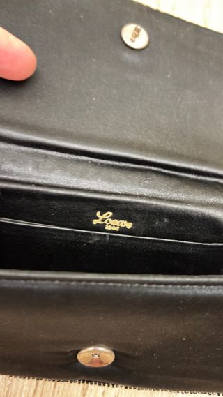 Bolso fiesta Loewe negro pedrería