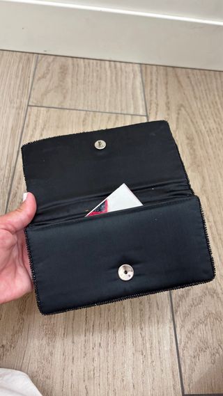 Bolso fiesta Loewe negro pedrería