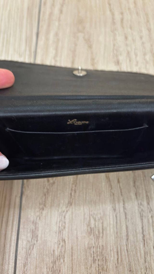 Bolso fiesta Loewe negro pedrería