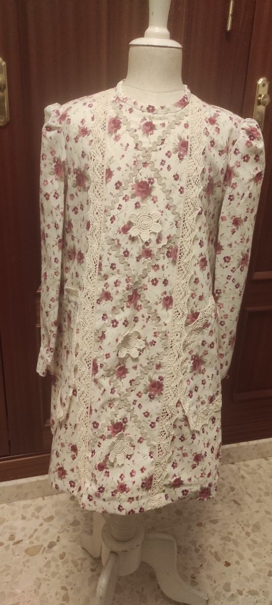 Vestido niña flores-talla 6