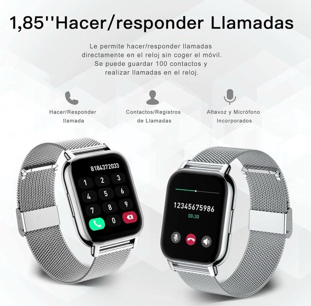 Reloj Popglory CS2pro - Plata & Gris