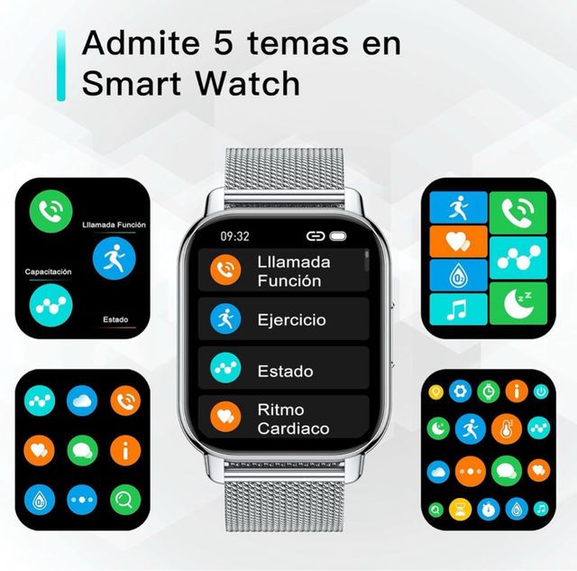 Reloj Popglory CS2pro - Plata & Gris