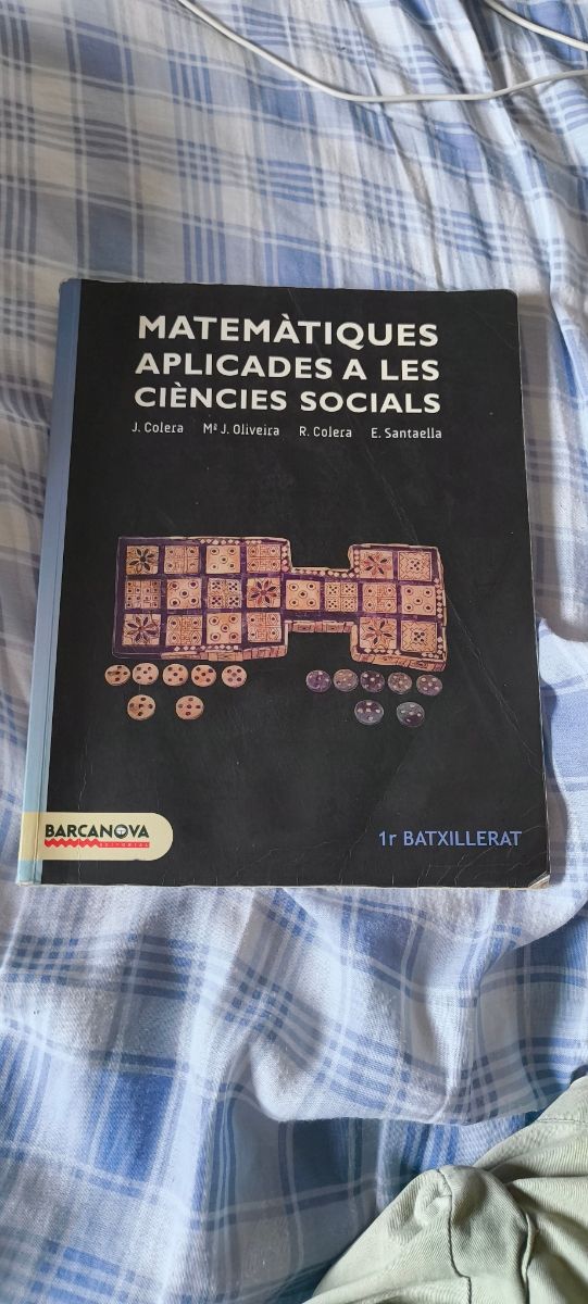 Libro matemàtiques ciències socials