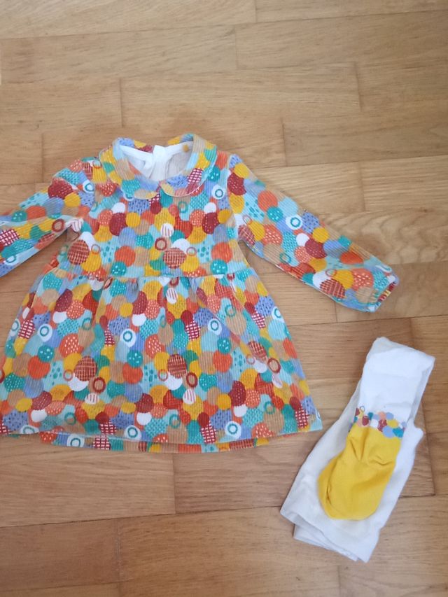 Vestido bebé niña otoño-invierno