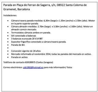 Traspaso 2 Concesiones Mercado