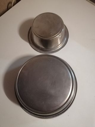 2 Ciotole acciaio inox cani/gatti