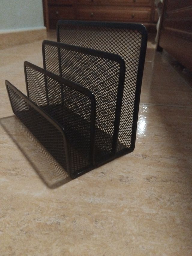 organizador de escritorio de metal