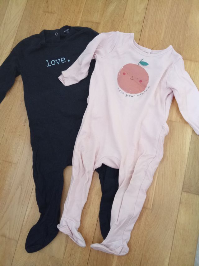 2 Pijamas bebé 12 meses