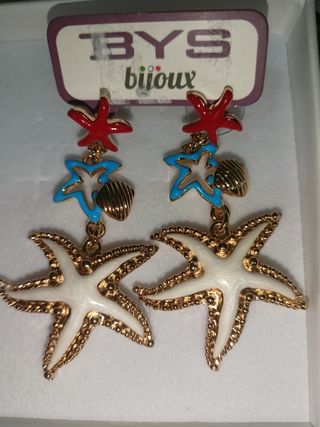BYS bijoux - Orecchini stelle marine