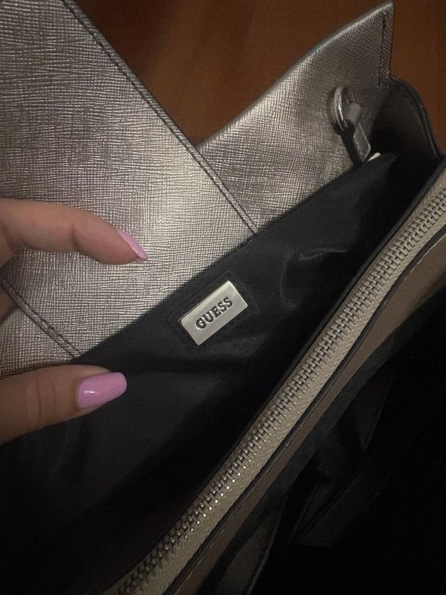 Borsa Guess Argento 