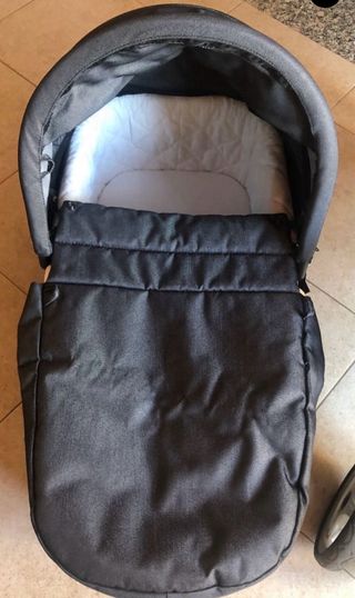 Cochecito City Mini Baby Jogger+Capazo color gris