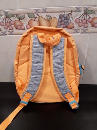 Mochila infantil Milan naranja-gris