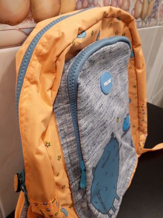 Mochila infantil Milan naranja-gris