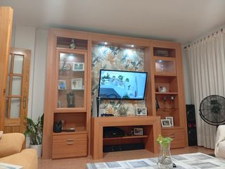 Mueble salón madera - 2 cajones