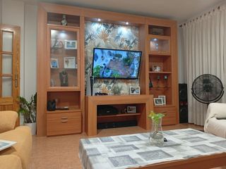 Mueble salón madera - 2 cajones