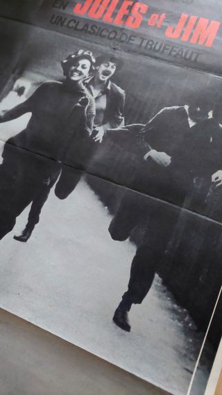 Cartel original Jules y Jim (François Truffau 1962