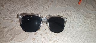 Gafas sol transparentes