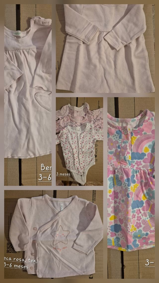 Ropa bebé niña 3-6 meses