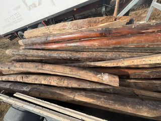 Vigas madera castaño usadas