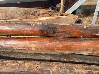 Vigas madera castaño usadas