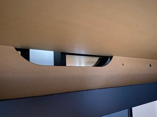 Escritorio Ikea Malm negro marrón 