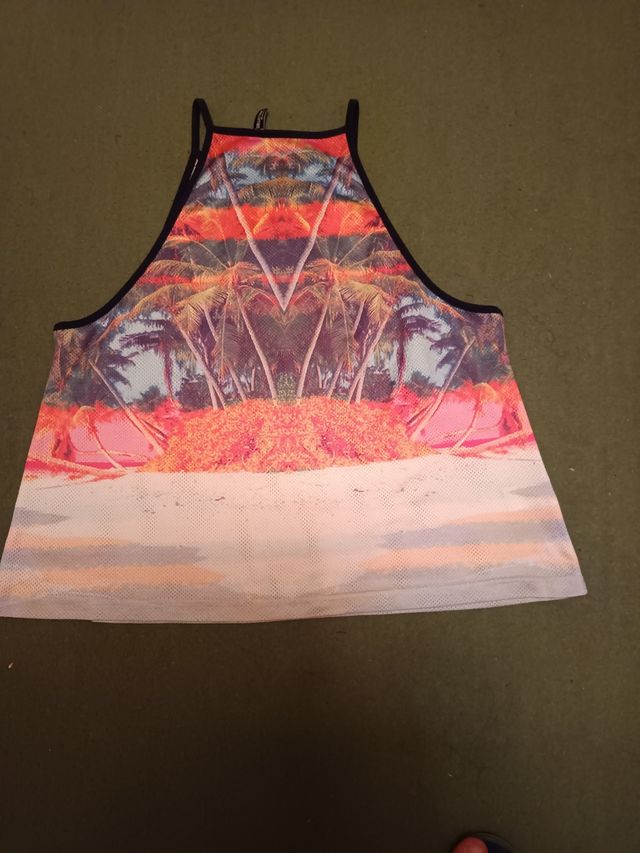 Top tirantes playa M - Silver