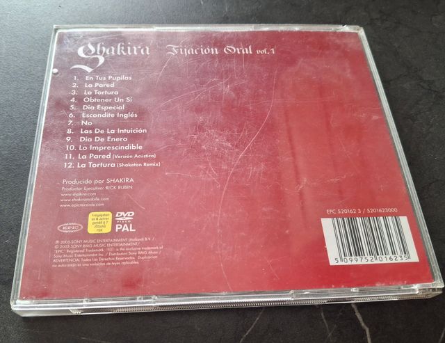 CD Shakira - Fijación Oral Vol. 1