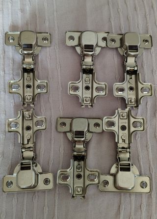 Bisagras rectas para muebles - 23uds