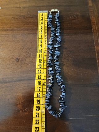 Collana ematite naturale