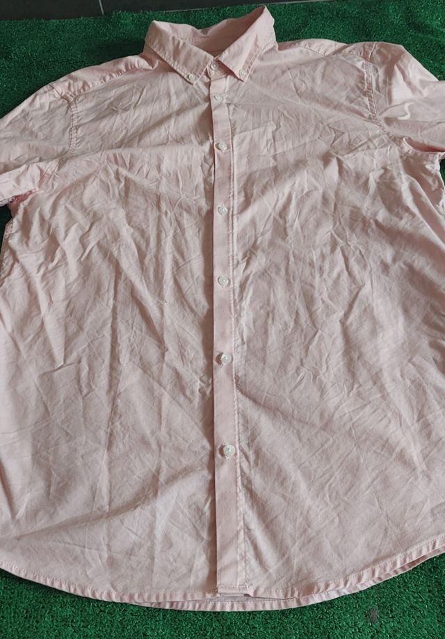 Camisa de algodón rosa XL - 46-56