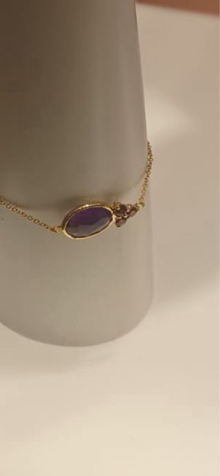 Pulsera Tous | oro, morado