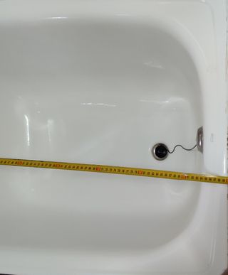 Bañera metal 100x70 blanca