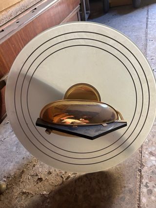 Lámpara vintage dorada