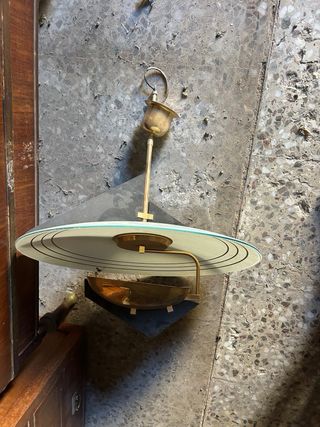 Lámpara vintage dorada