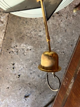 Lámpara vintage dorada
