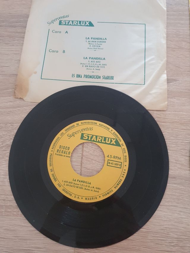 Discos promocionales Single vinilo 45rpm
