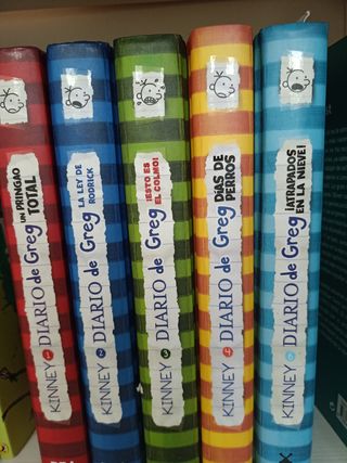 5 libros El Diario de Greg
