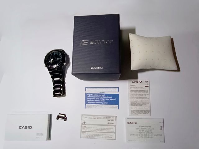 Reloj Casio Edifice EFA-131BK-1AVEF