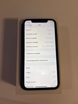 iPhone XR 64GB - Nero