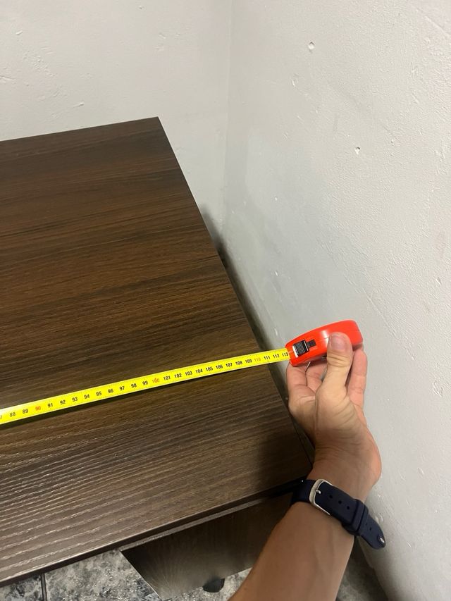 Mesa plegable de madera marrón