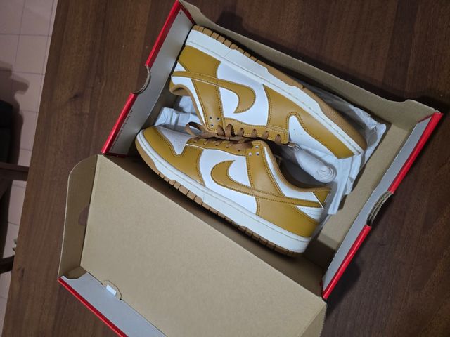 Nike Dunk - Scarpe senape e bianca