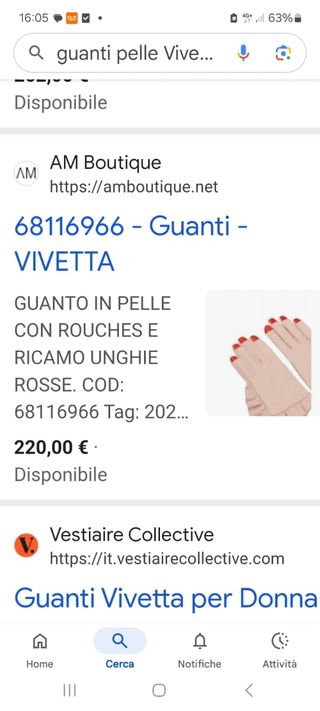Guanti Vivetta Am Boutique Gilmar Made in Italy