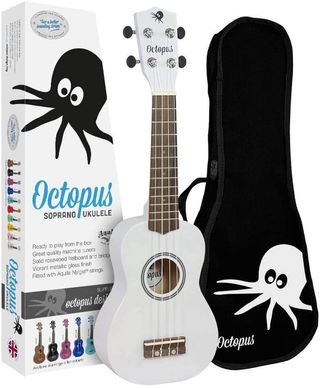 Ukelele Soprano Blanco Octopus