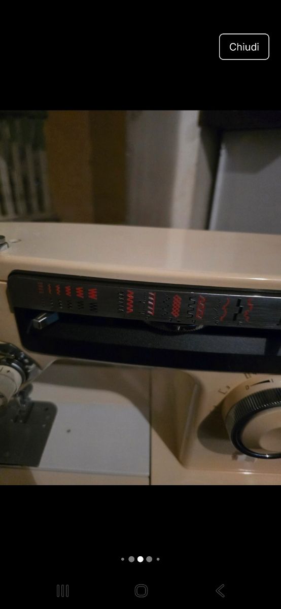Macchina da cucire elettrica vintage