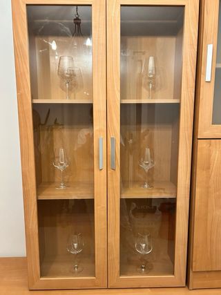 Mueble salón - Vitrina madera