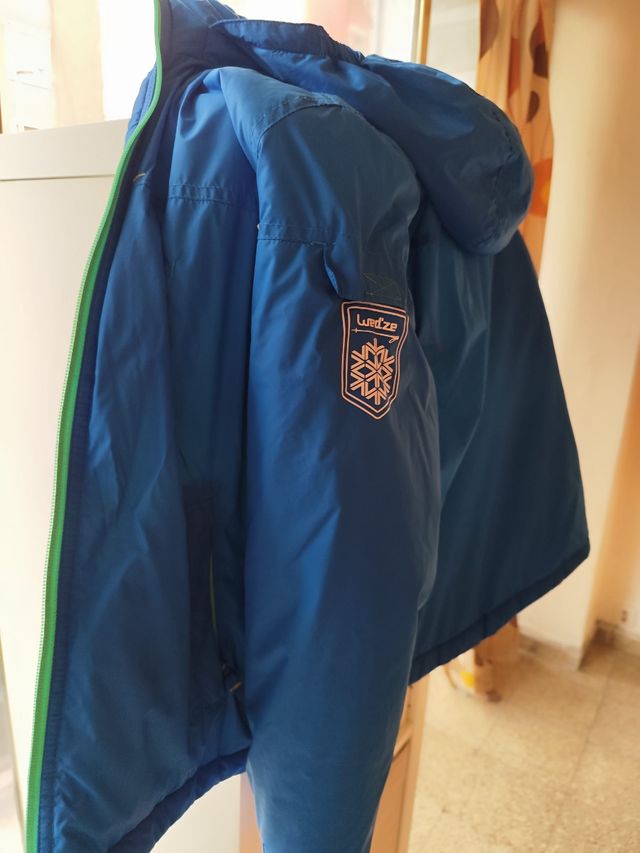 Chaqueta Luedze niño azul nieve talla 12
