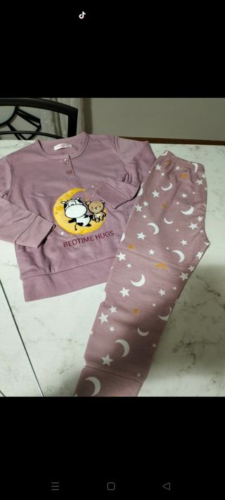 Pigiama bimba - Luna e stelle