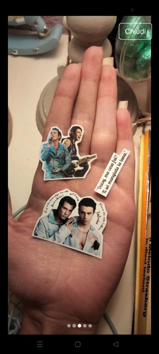 10 Stickers Benji e Fede (3-4cm)